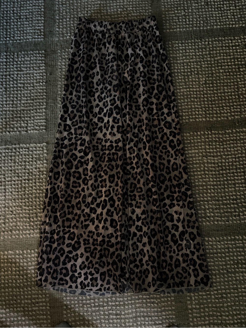 Show Me Your MuMu Leopard Sheer Pants. NWT